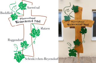 Kreuz des Pfarrverbands Weinviertel-Sued
